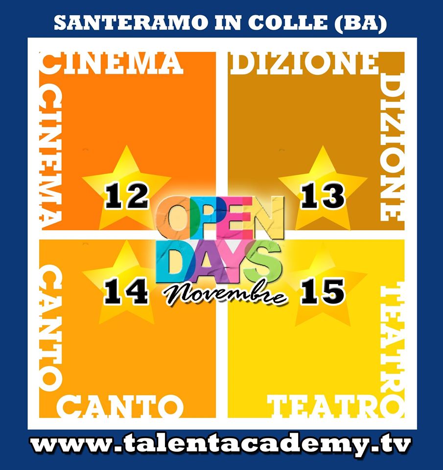 Open Days - Talent Academy